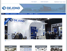 Tablet Screenshot of dejond.com